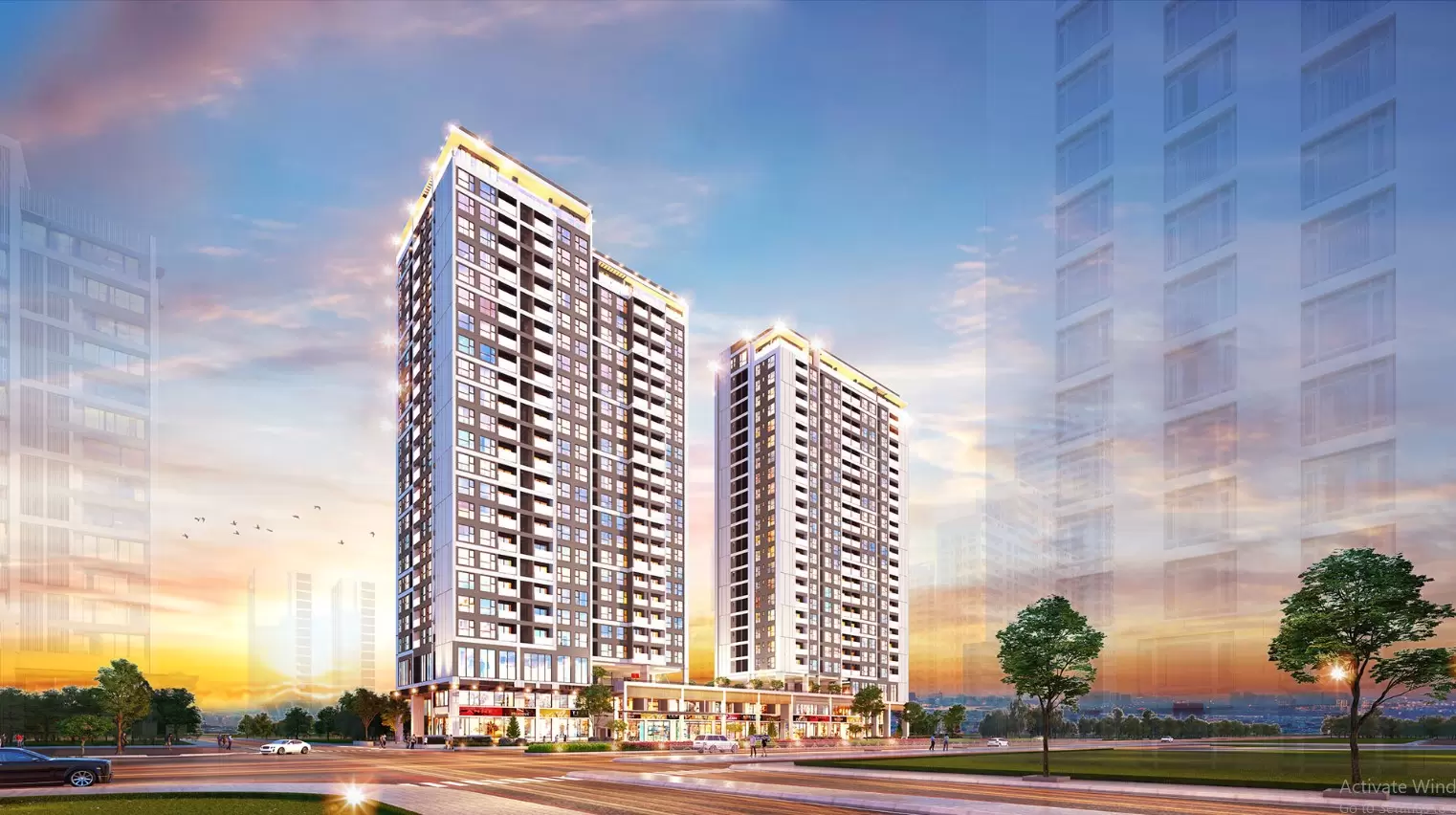 Phối cảnh dự án The Antonia Phú Mỹ Hưng