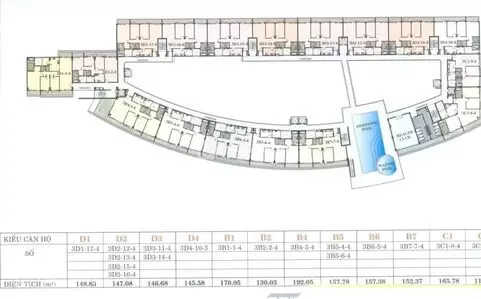 Mặt bằng dự án Grandview Phú Mỹ Hưng
