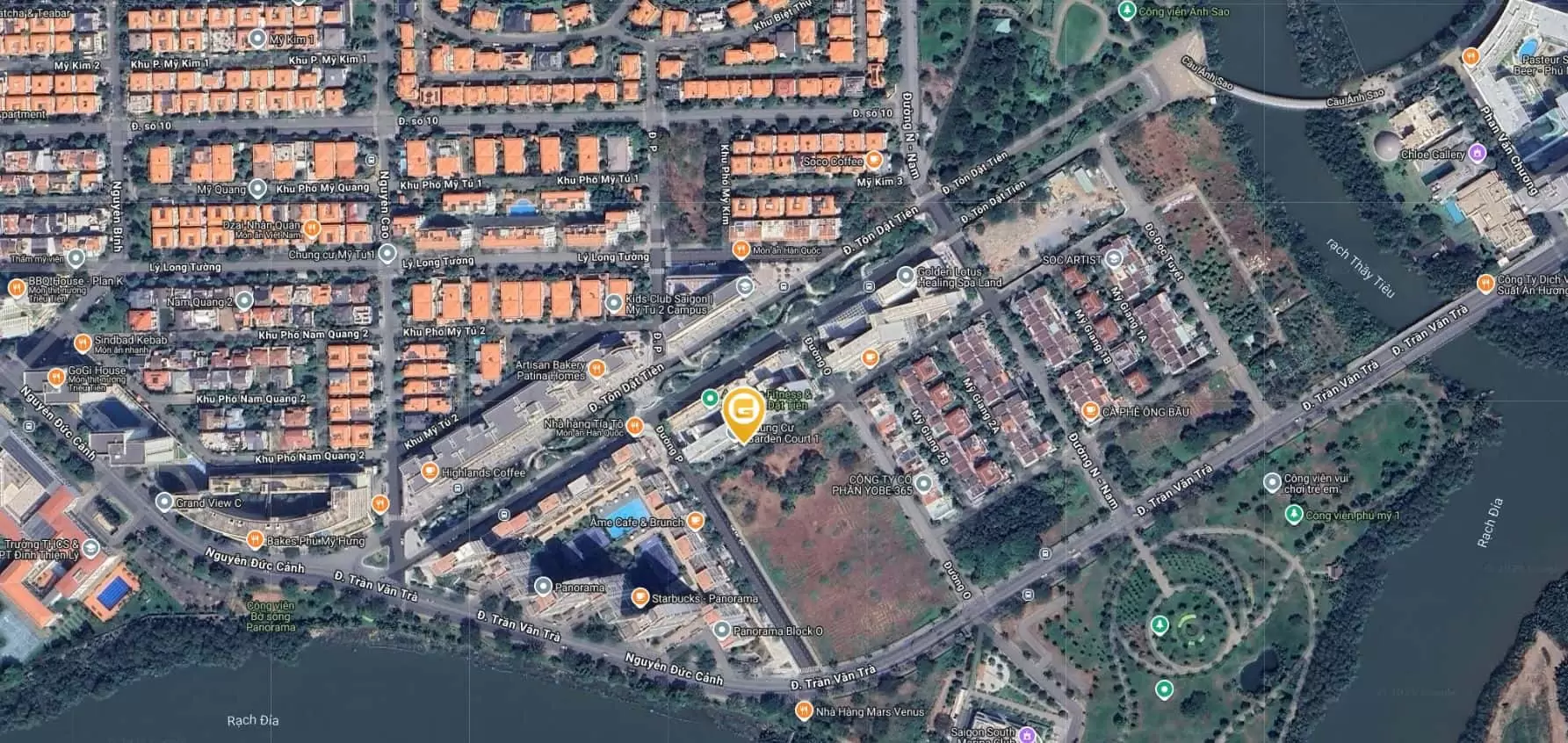 Hình thực tế dự án Garden Court 1