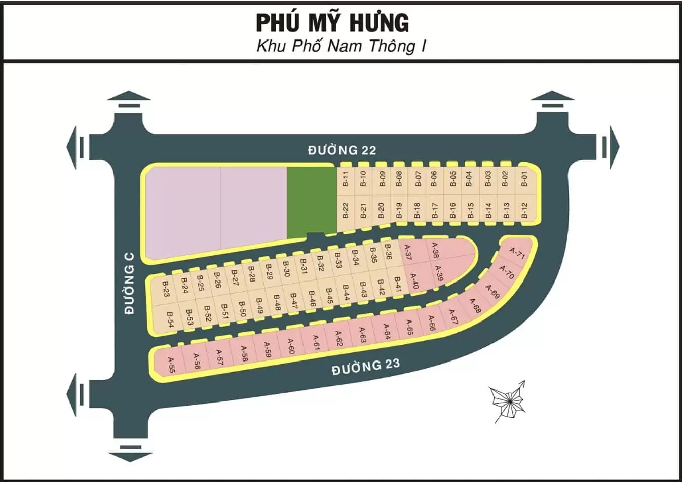Mặt bằng phân lô Nam Thông 1-2-3 