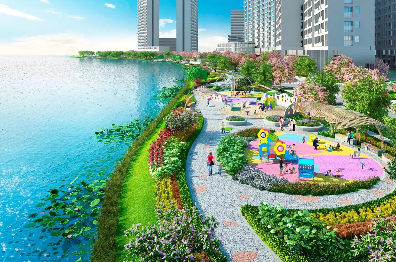 Phố đi bộ khu Midtown