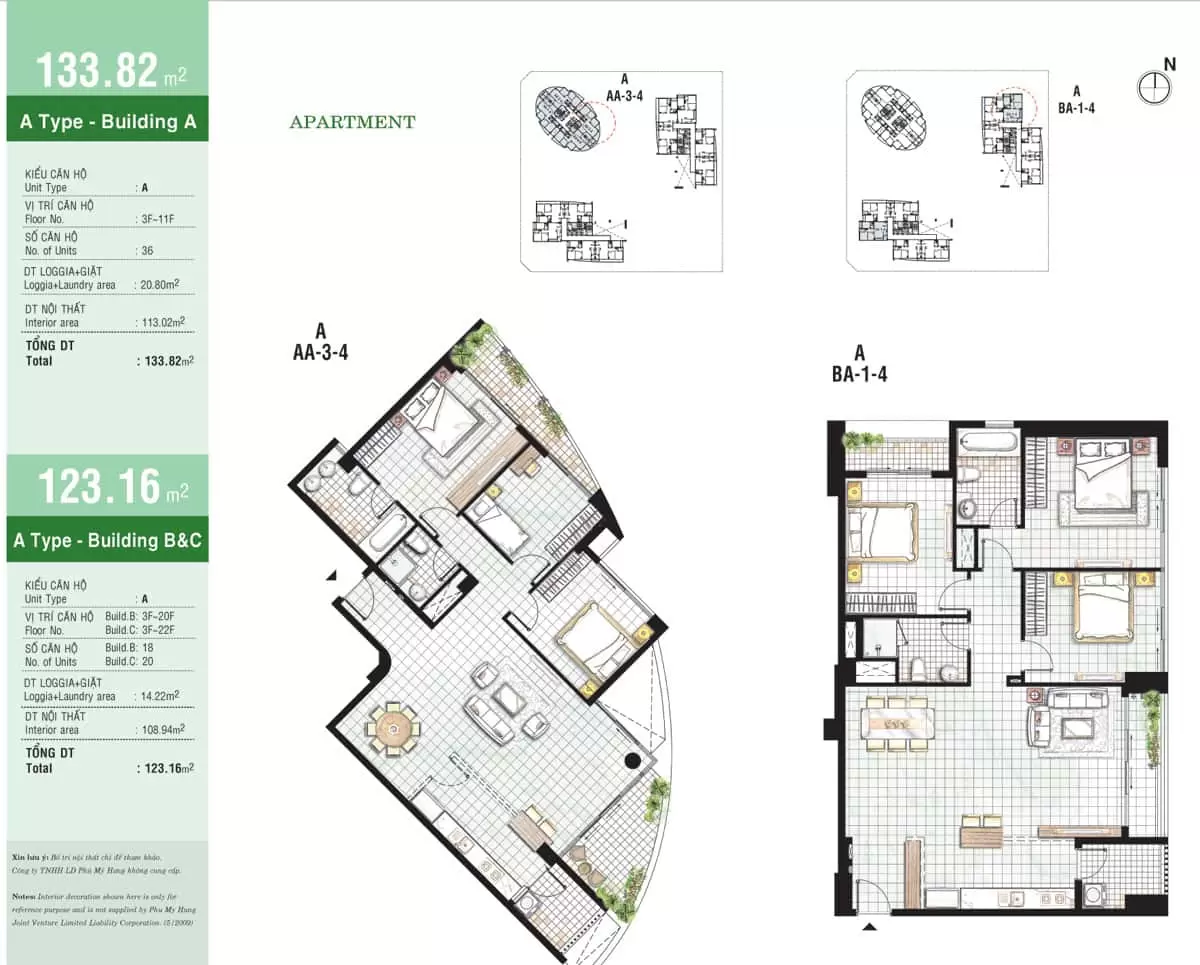 Layout căn hộ River Park Phú Mỹ Hưng