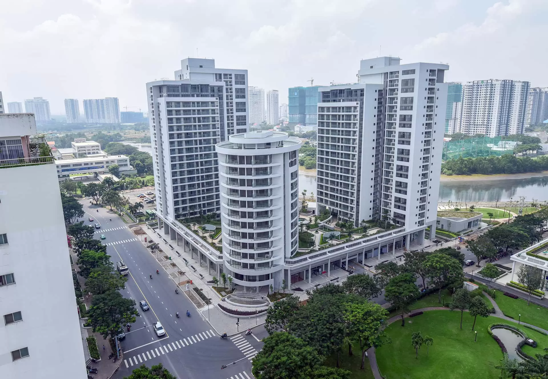 Hình ảnh thực tế dự án River Park Premier