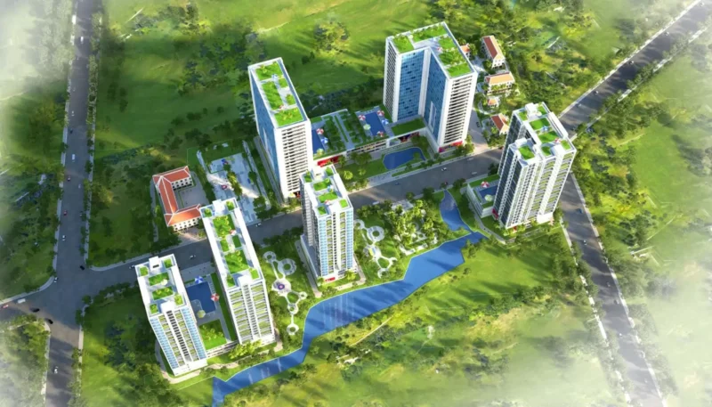 Babylon Garden được Phú Mỹ Hưng thiết kế nhiều mãng xanh 