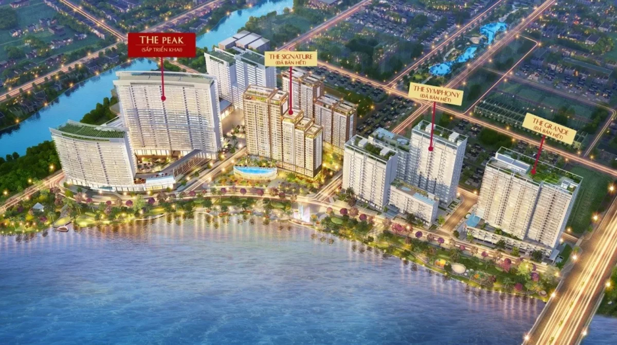 Phối cảnh dự án The Peak thuộc khu phức hợp Midtown