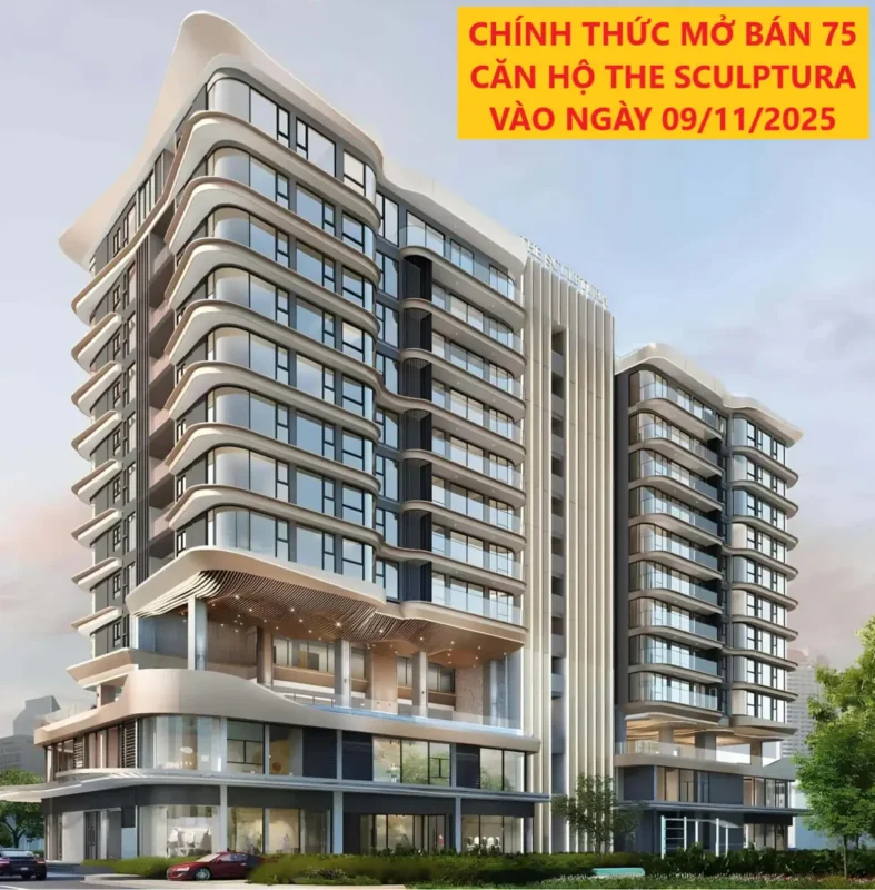 The Sculptura Phú Mỹ Hưng chỉ 75 căn hộ cao cấp ngay trung tâm Phú Mỹ Hưng