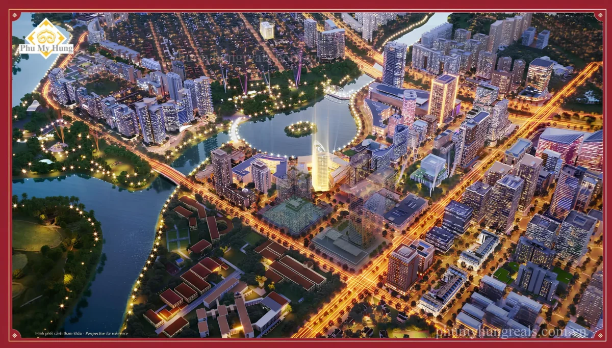 Vị trí dự án The Regency ngay lõi trung tâm Hồ Bán Nguyệt
