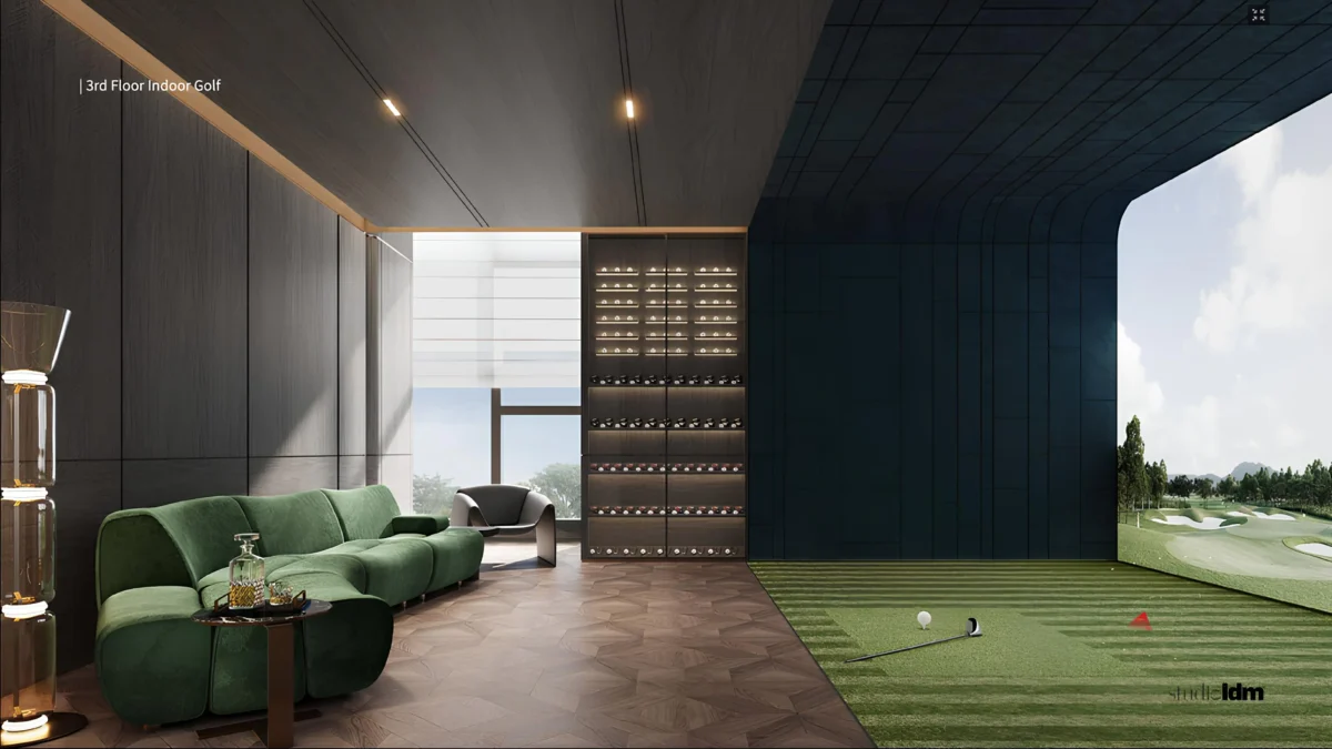 Phòng tập golf 3D