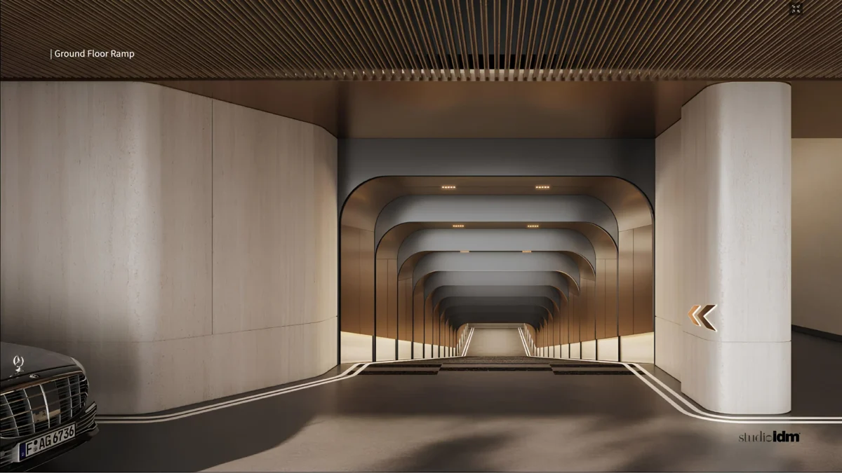 Hầm đậu xe siêu sang trọng 