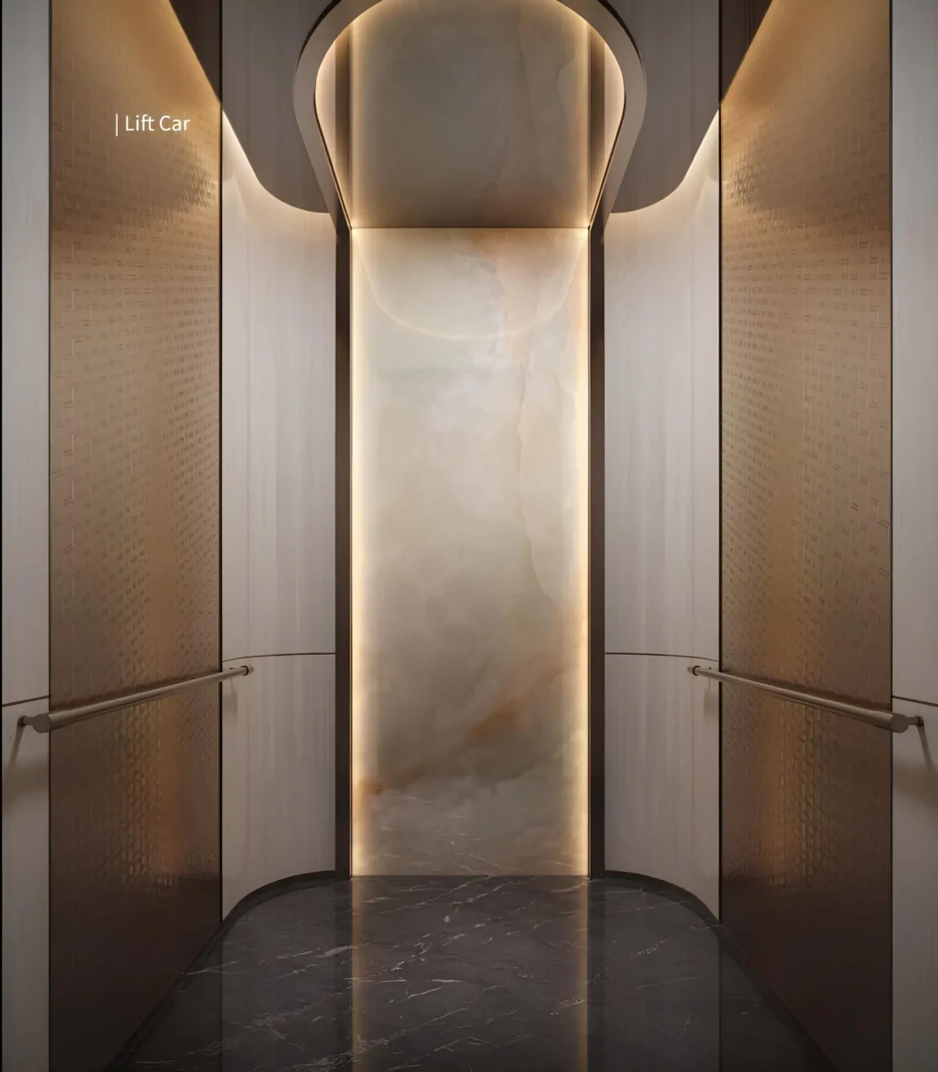 Bên trong thang máy