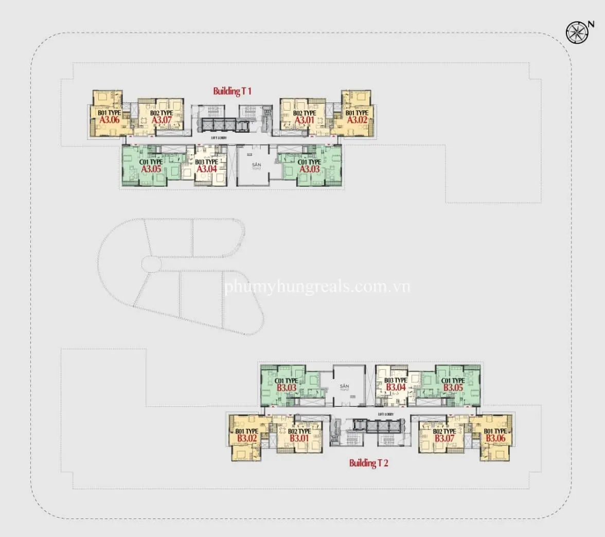 Mặt bằng tầng 4