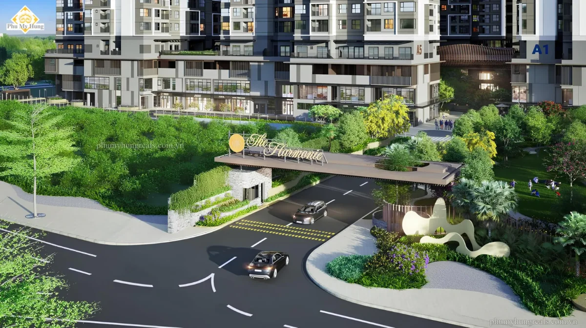 Cổng vào dự án