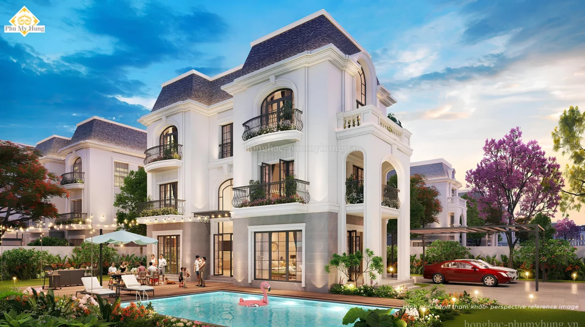 Thiết kế biệt thự đơn lập tại dự án Hồng Hạc City Thiết kế biệt thự đơn lập tại dự án Hồng Hạc City