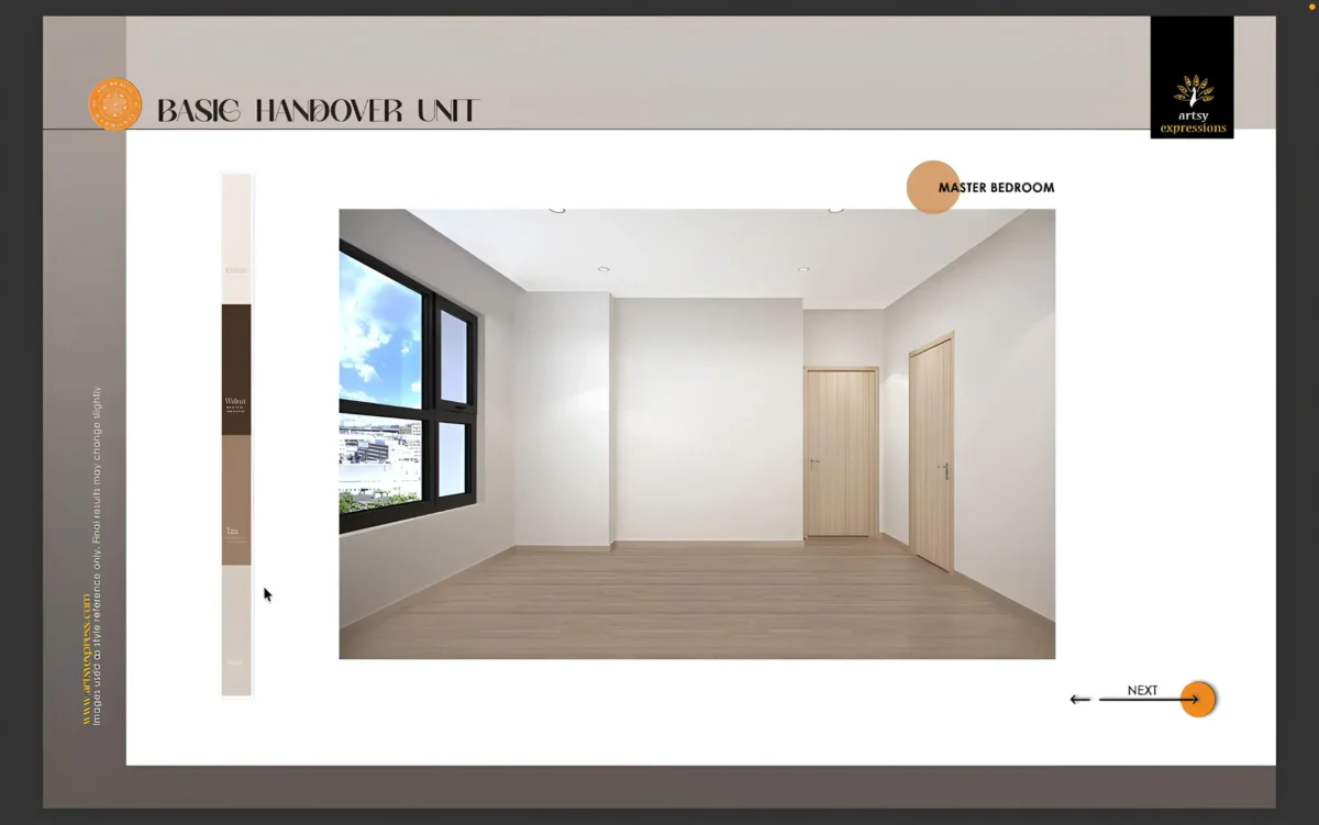 Phú Mỹ Hưng bàn giao hoàn thiện sàn gỗ, hệ thống cửa, tường sơn trắng 3 lớp, hệ thống máy lạnh và trần nhà