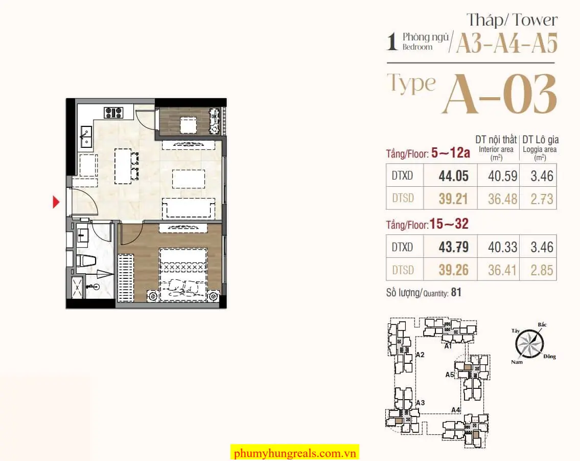 can 1 phong ngu 2 Phu My Hung Reals