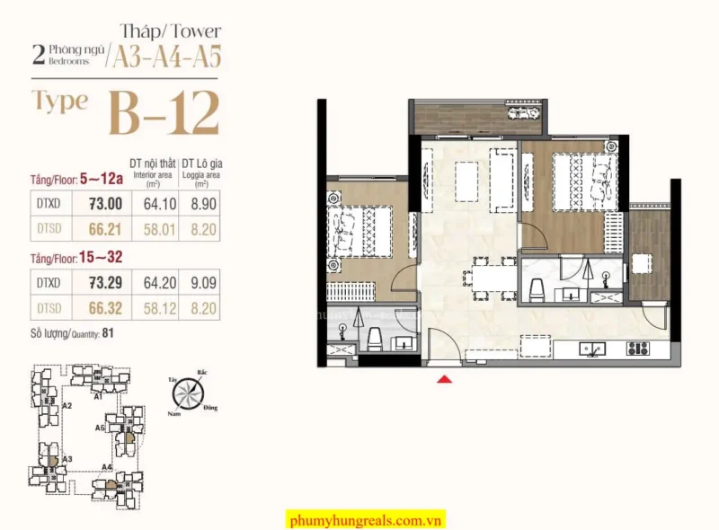 can 2 phong ngu 10 Phu My Hung Reals