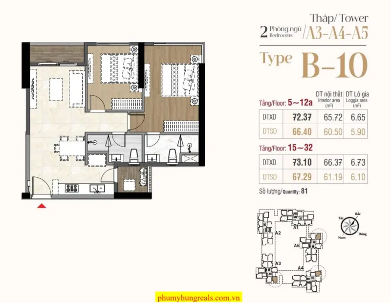 can 2 phong ngu 11 Phu My Hung Reals