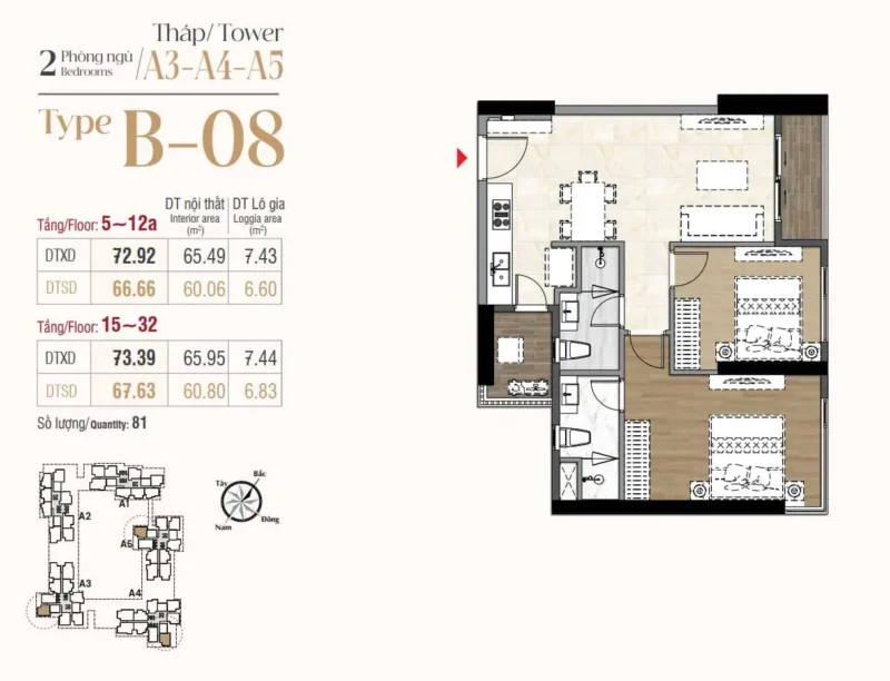 can 2 phong ngu 3 Phu My Hung Reals