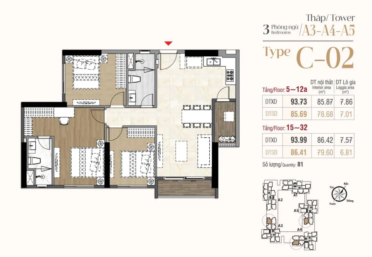 can 3 phong ngu 1 Phu My Hung Reals