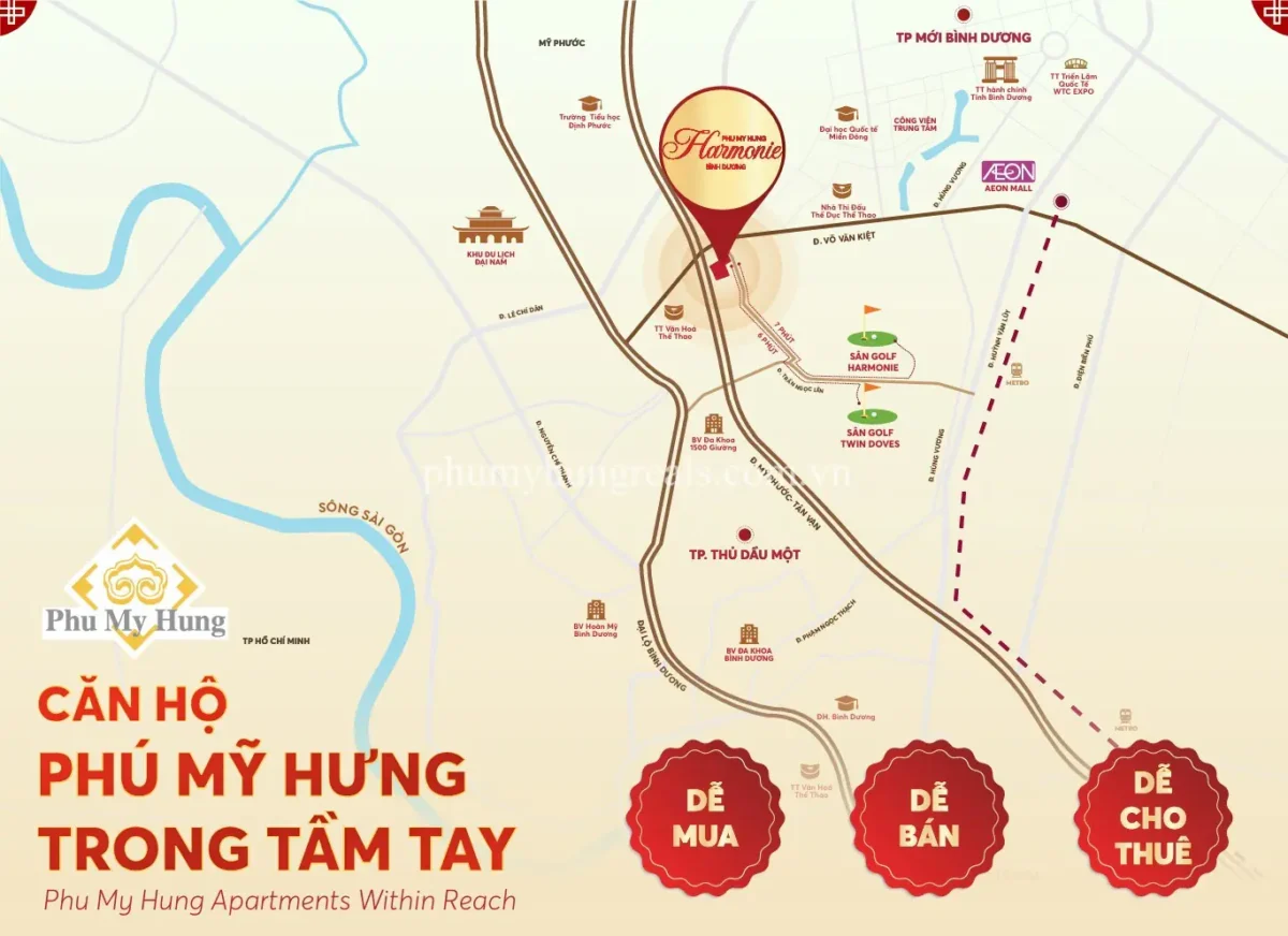 Vị trí dự án Harmonie