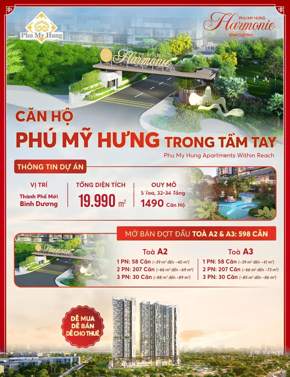 Thông tin tổng quan dự án Harmonie Phú Mỹ Hưng Bình Dương