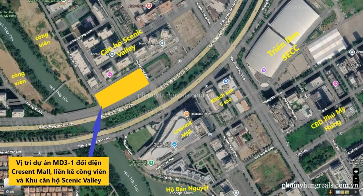 Vị trí dự án MD3-1
