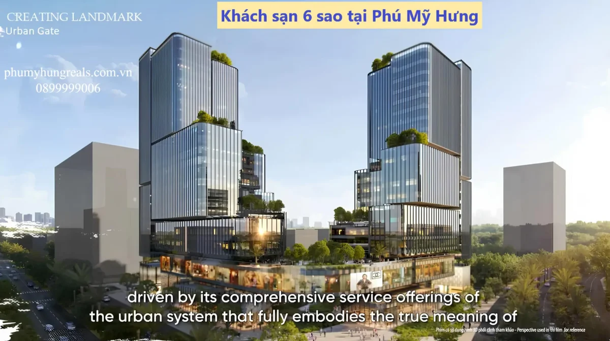 Phú Mỹ Hưng xây dựng tòa nhà hỗn hợp thương mại dịch vụ, khách sạn 6 sao đẳng cấp nhất khu Nam TPHCM
