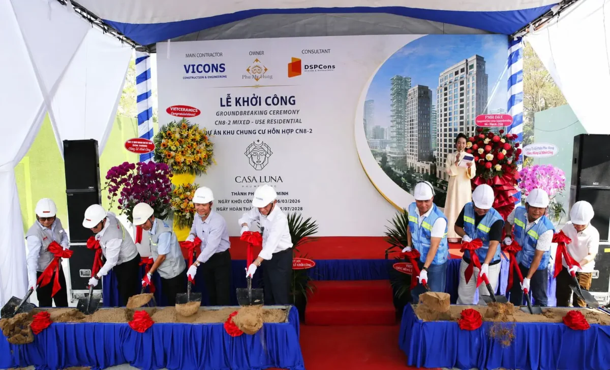 Dự án chính thức khởi công vào ngày 06/3/2026