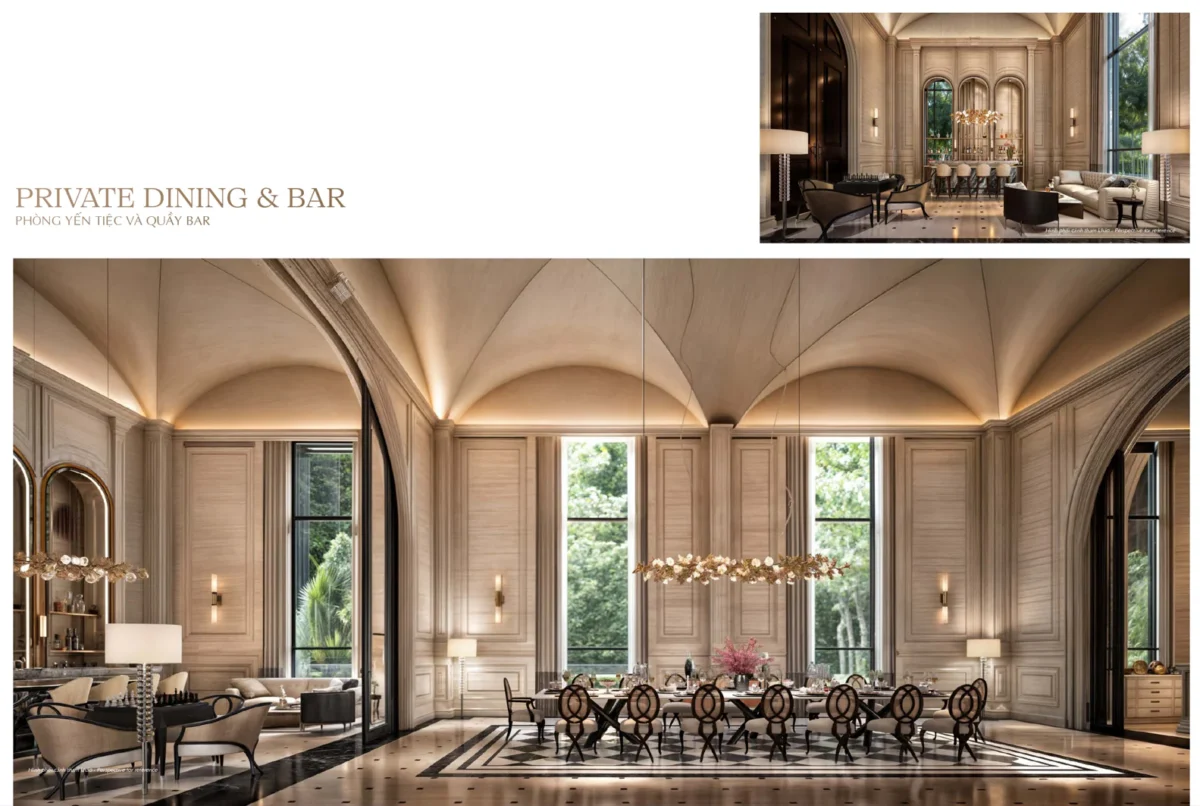 PRIVATE DINING & BAR - PHÒNG YẾN TIỆC VÀ QUẦY BAR PRIVATE DINING & BAR - PHÒNG YẾN TIỆC VÀ QUẦY BAR