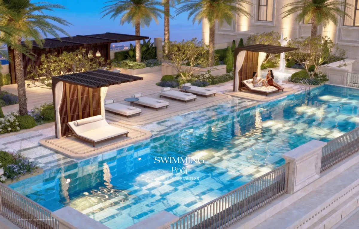 Hồ bơi tại Casa Luna Phú Mỹ Hưng
