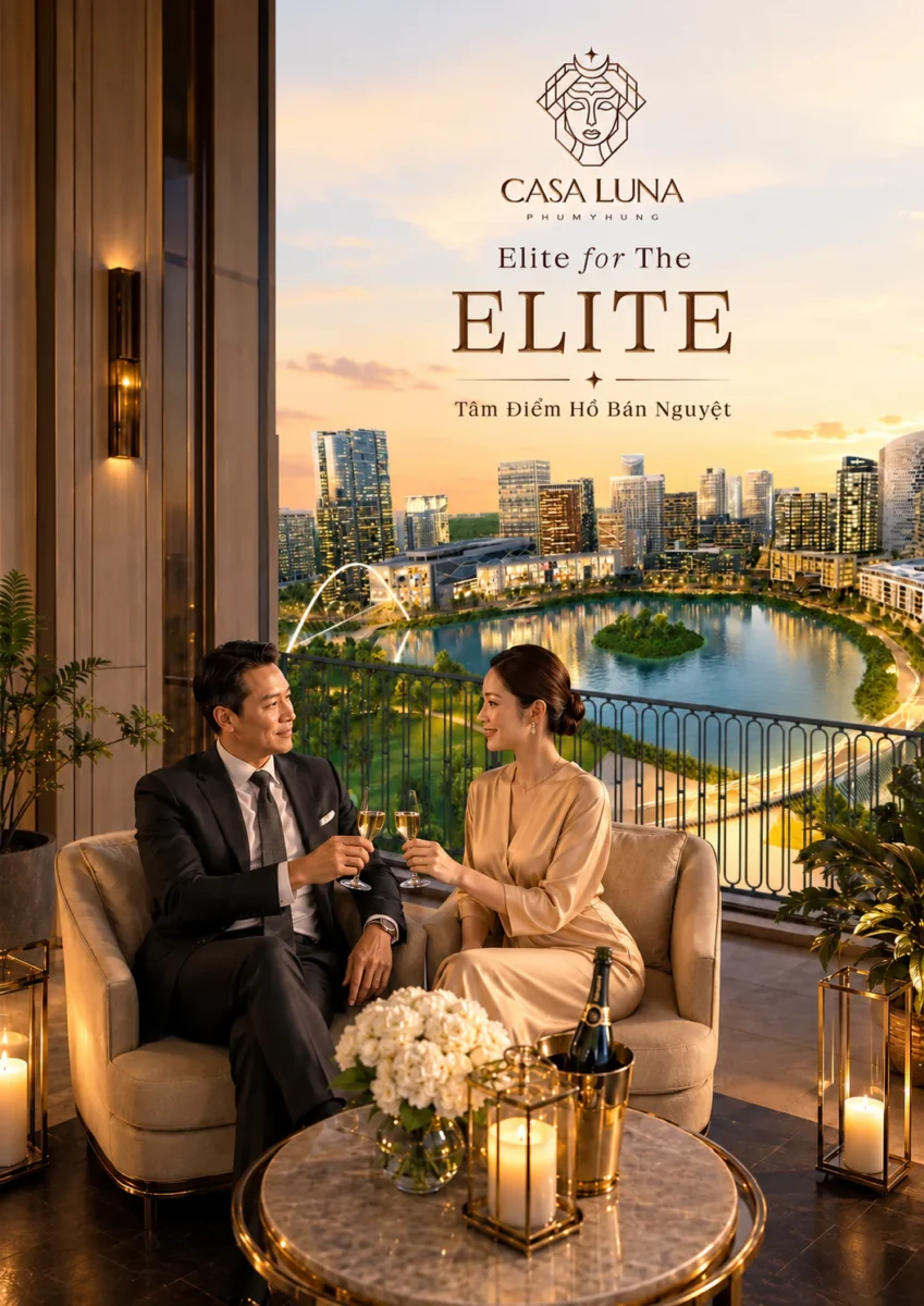 Casa Luna ôm trọn tầm view nhìn về Hồ Bán Nguyệt