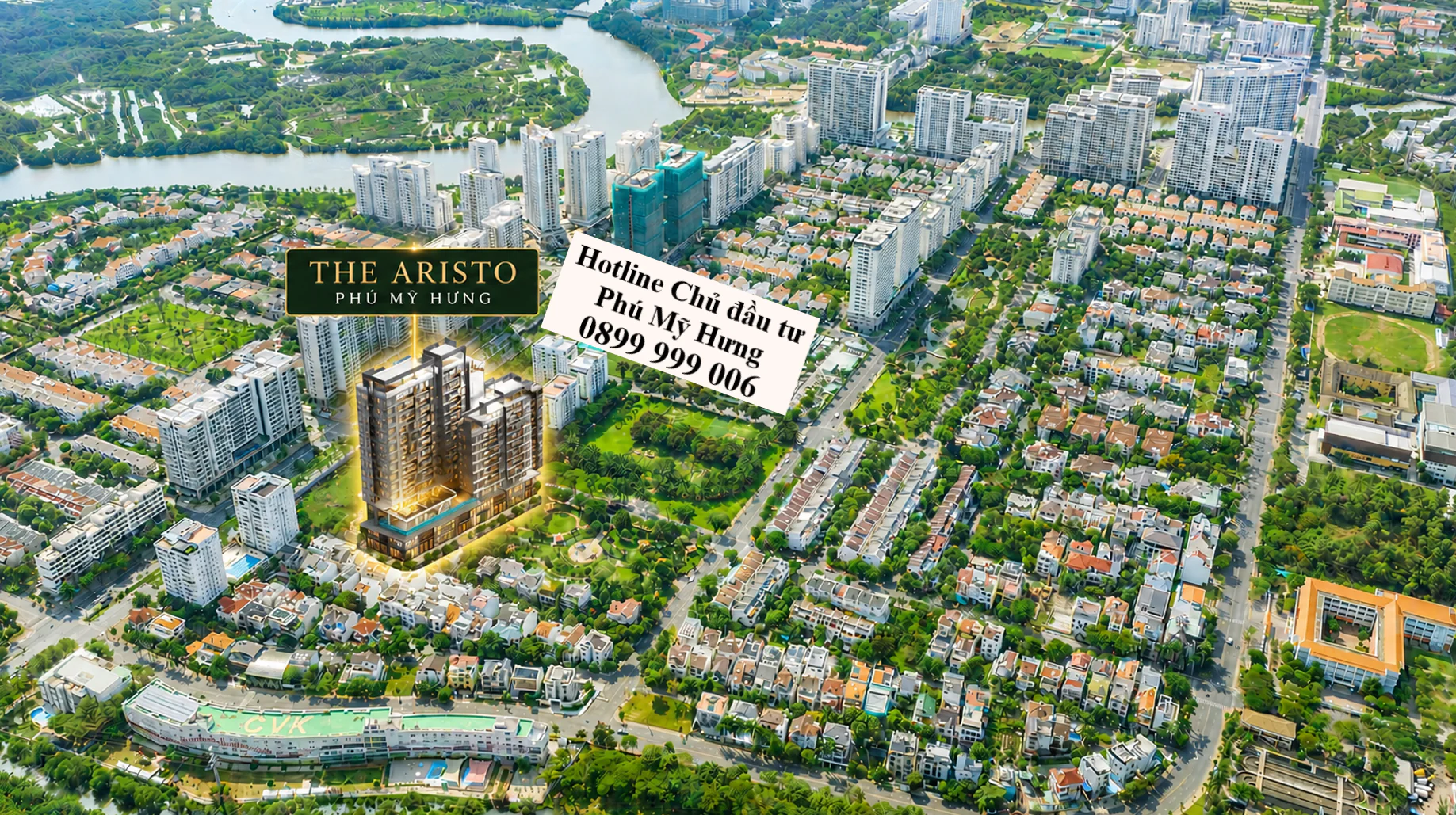 The Aristo sở hữu vị trí đẹp ngay trung tâm Nam Viên khu đô thị Phú Mỹ Hưng Quận 7