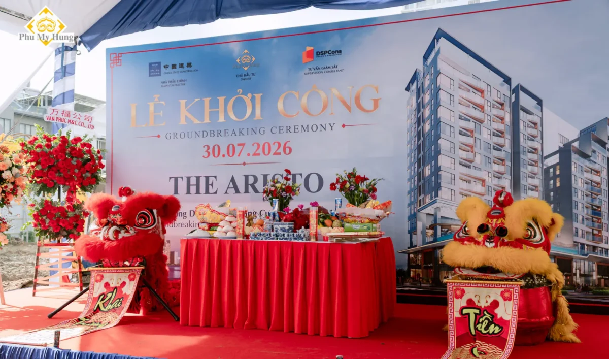Lễ khởi công dự án The Aristo ngày 30/7/2026