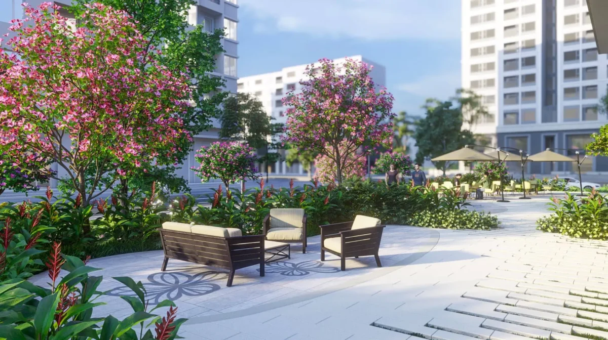 Không gian mở tại tầng G Không gian mở tại tầng G