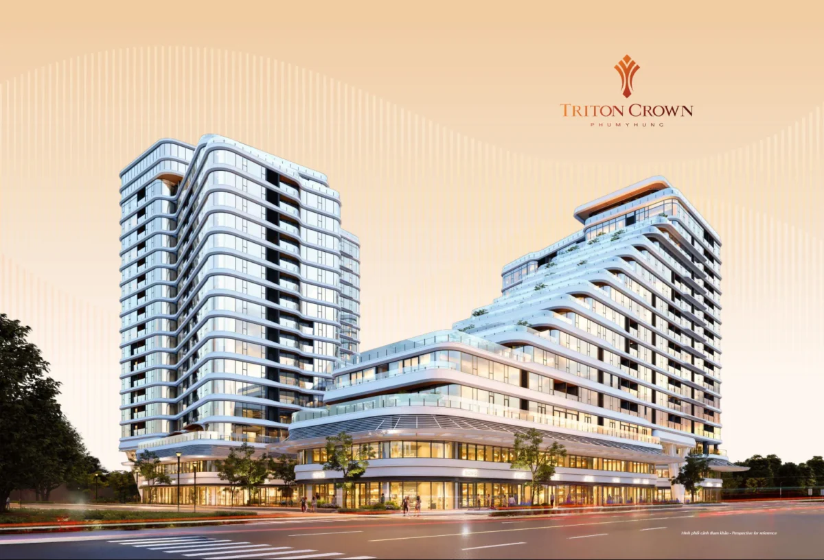 Phối cảnh tổng thể dự án Triton Crown
