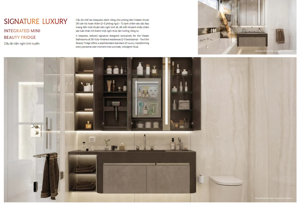 Vật liệu bàn giao tại căn hộ Triton Crown