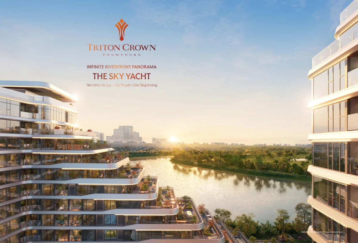 View Block A nhìn về sông Cả Cấm (hướng Đông Nam) và view về nội khu hướng Tây Bắc