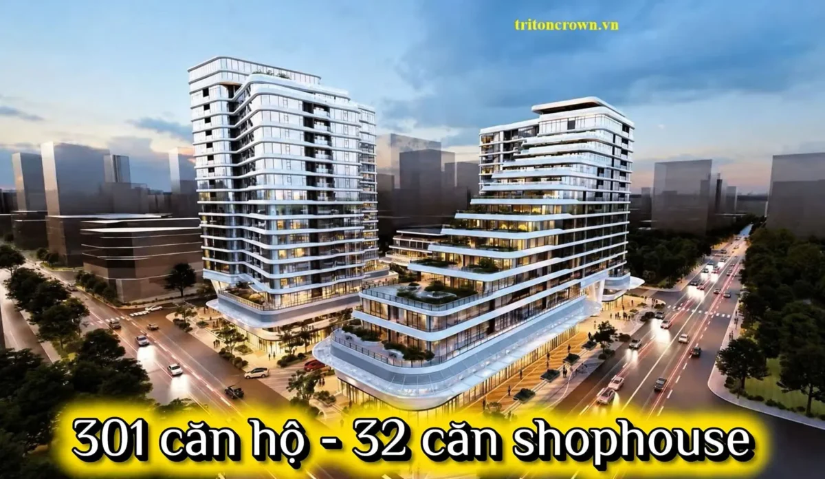 Phối cảnh chính thức dự án Triton Crown