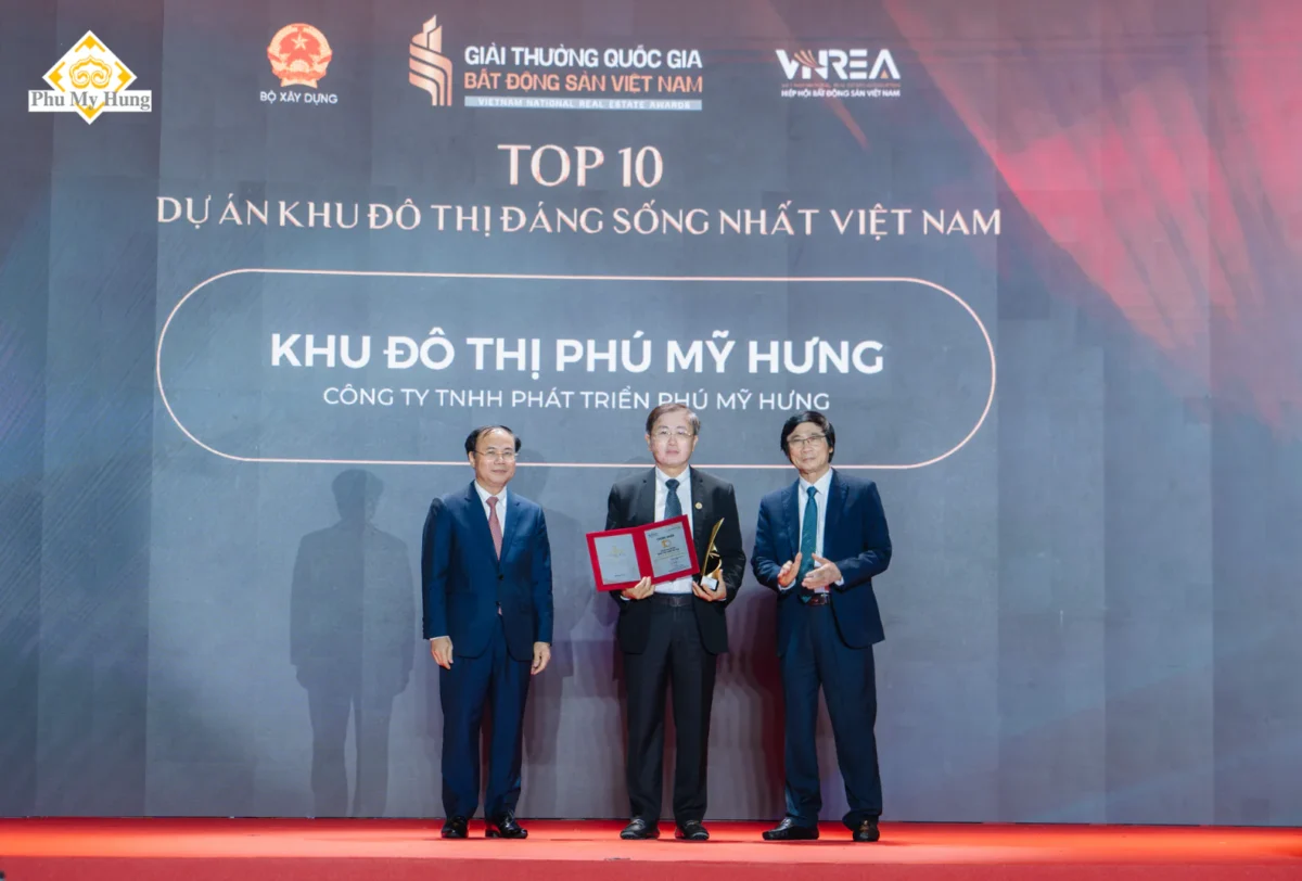 Phú Mỹ Hưng nhận giải top 10 khu đô thị đáng sống nhất Việt Nam