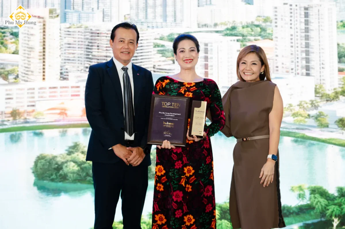 Phú Mỹ Hưng đạt top 10 Chủ Đầu Tư Hàng Đầu 2026 Tại Hubexo Asia Awards