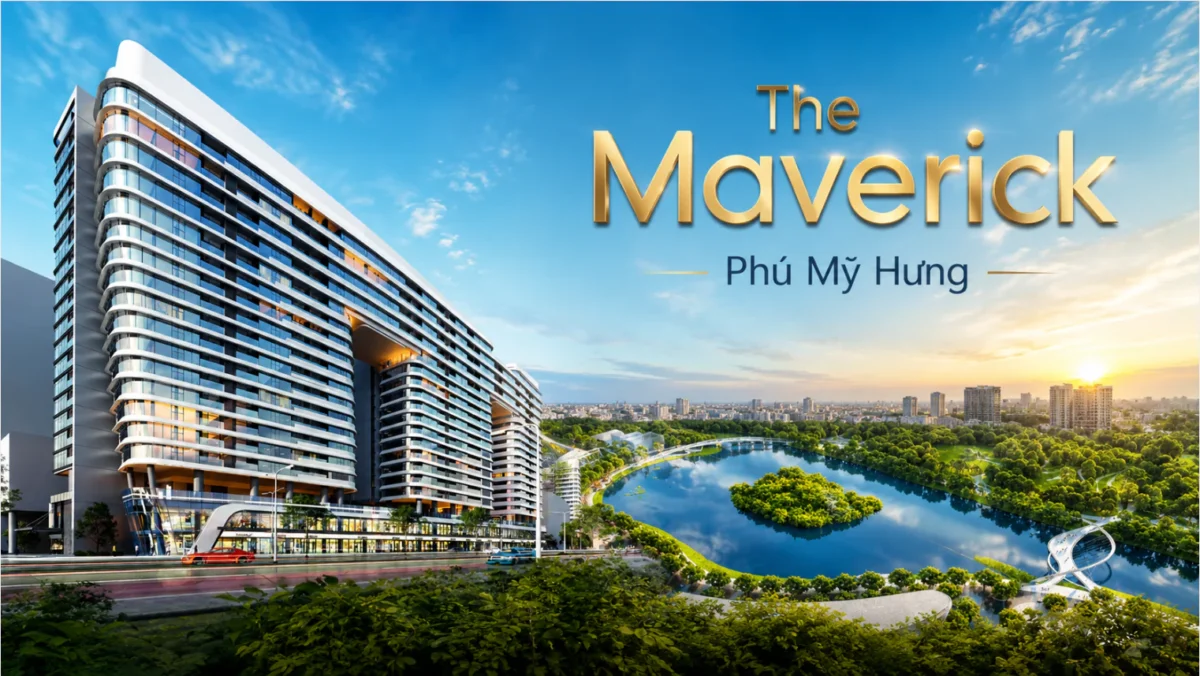 Dự án The Maverick đối diện Hồ Bán Nguyệt và công viên xanh mát quanh năm